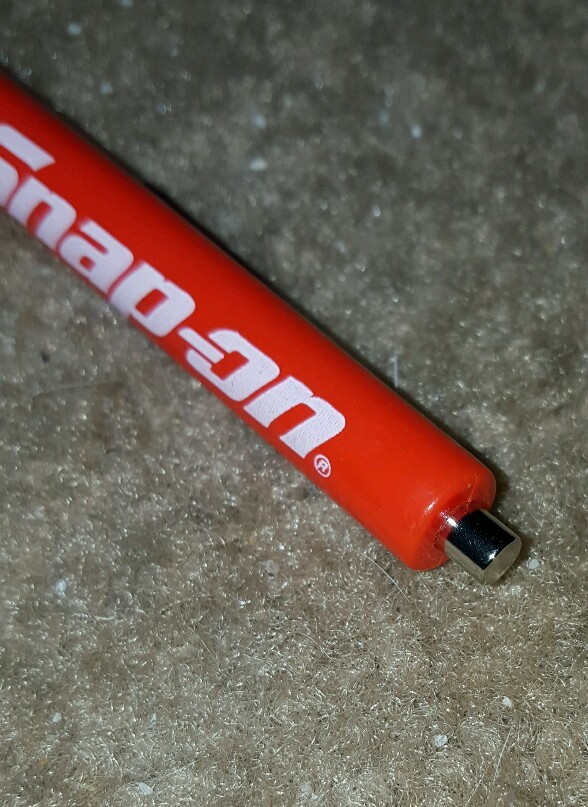 10 Snap on tools screwdrivers per order . red pocket screwdriver . magnet ends