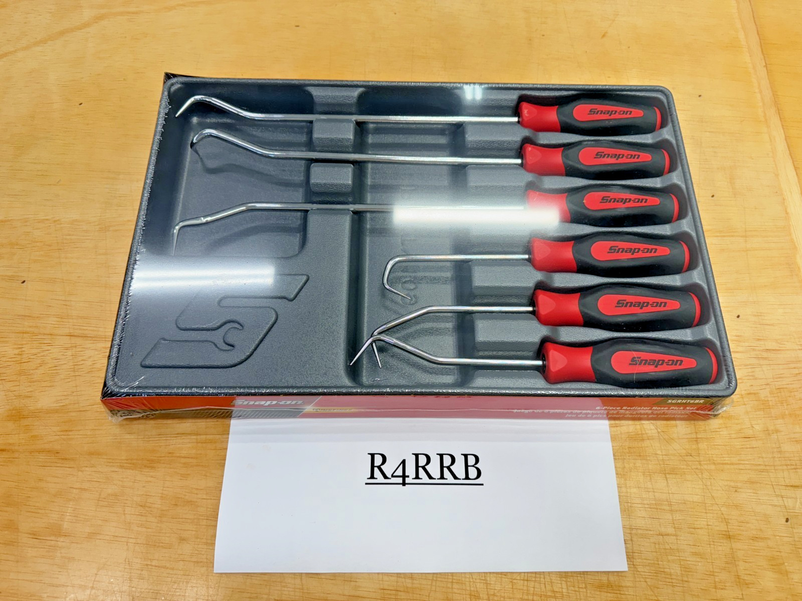 Snap-on Tools USA RED 6PC Soft Grip Radiator Hose Pick Set SGRHT6BR NEW SEALED