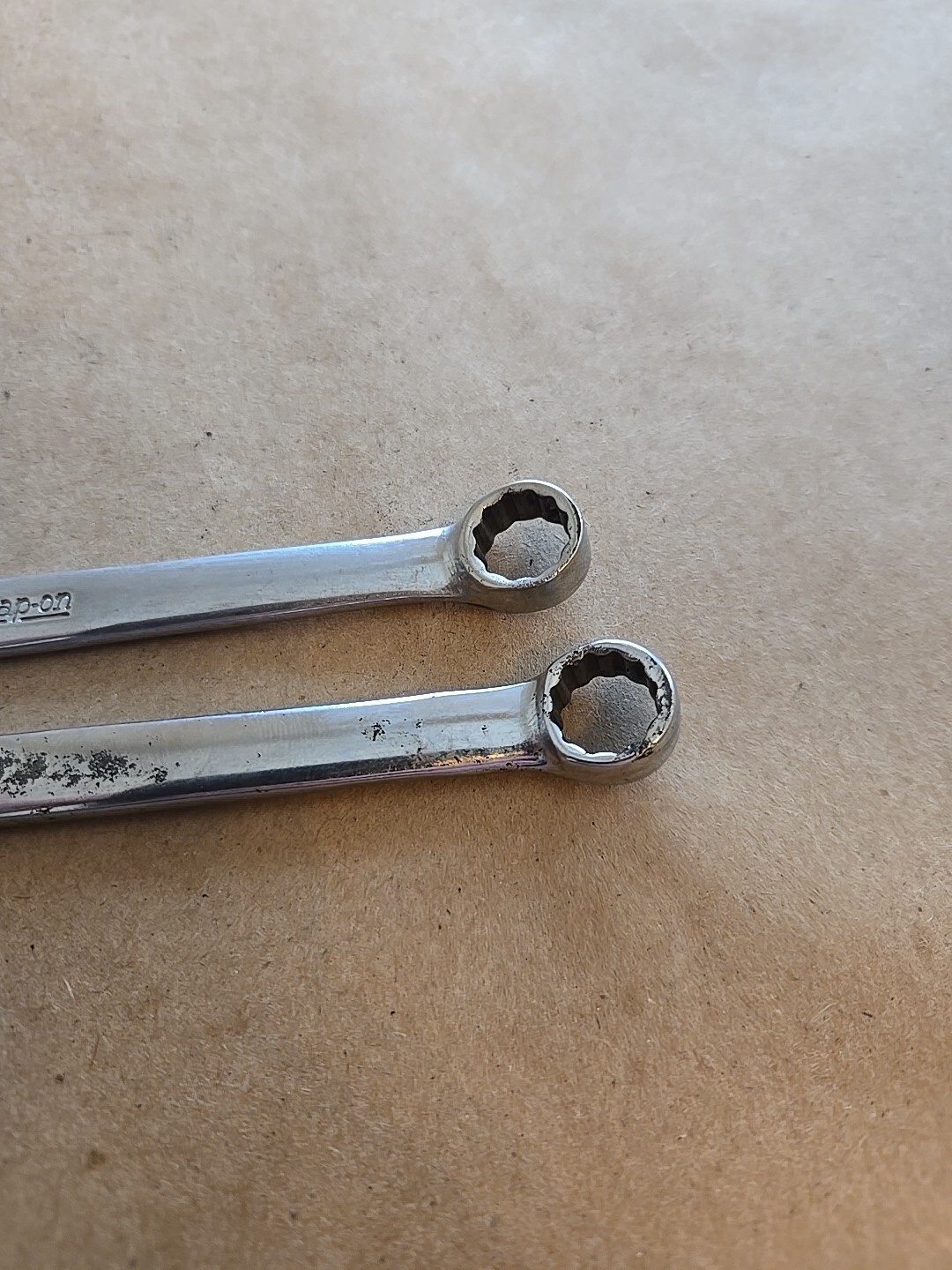 Snap On 3/8″ 12PT SAE Chrome Short Standard Combination Wrenchs OEX120,OEX12