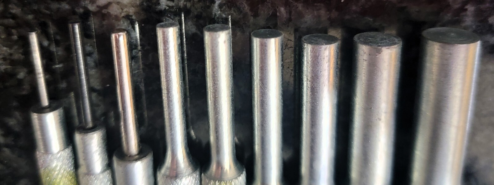Machinery Products Co 9 Piece Pin Punch Set 4″ OAL Made in USA