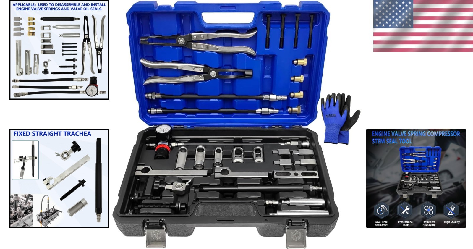 Efficient All-Car Valve Spring Removal Tool – Ideal for Tight Spaces & Quick Use
