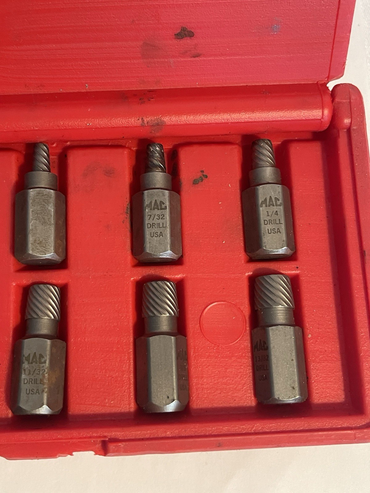 Mac Tools 10SE 10 PC Hexagonal Head Screw Extractor Set USA 1 Broken