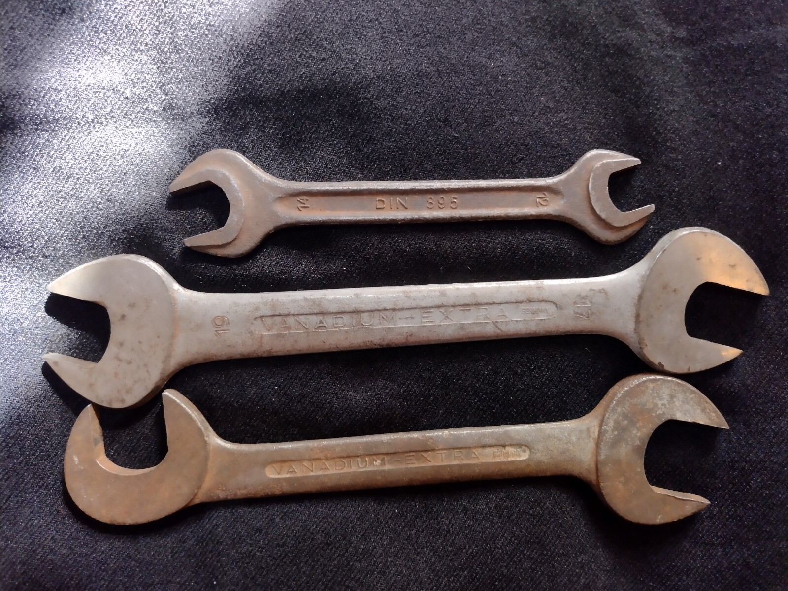 BELZER AUTOMOBILE SPANNERS: SIZE; 22×22 & 19×17 & 13X12 VINTAGE TOOL KIT