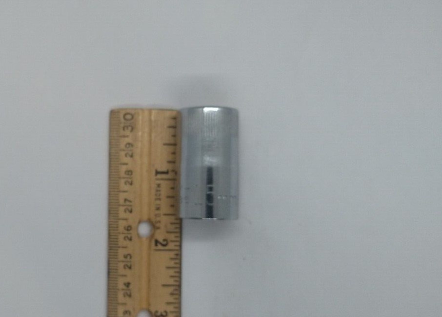 Vintage Craftsman 1/2″ Dr 15MM 12 Pt Shallow Socket Top Knurl VV 44236 USA NOS
