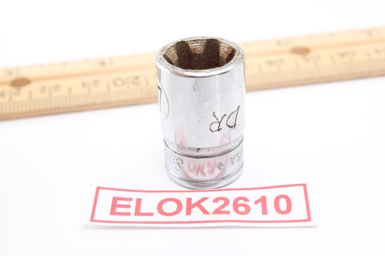 Snap On FLE160 E16 Torx 3/8″ Drive 6 Point Shallow Chrome Socket USA