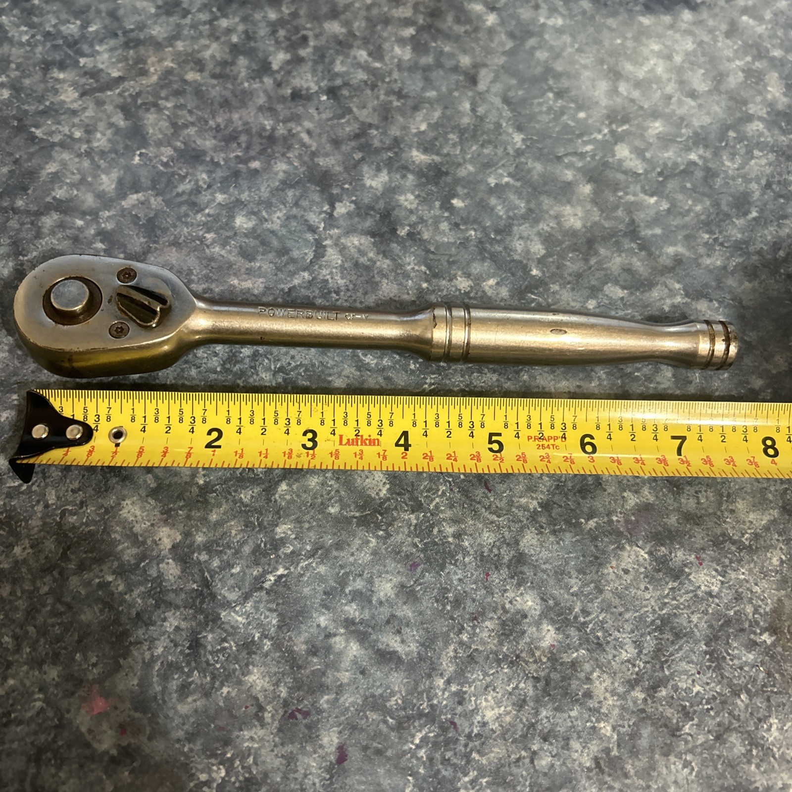 Powerbuilt CR-V 3/8″ Drive Ratchet 7.75″ Long With quick release