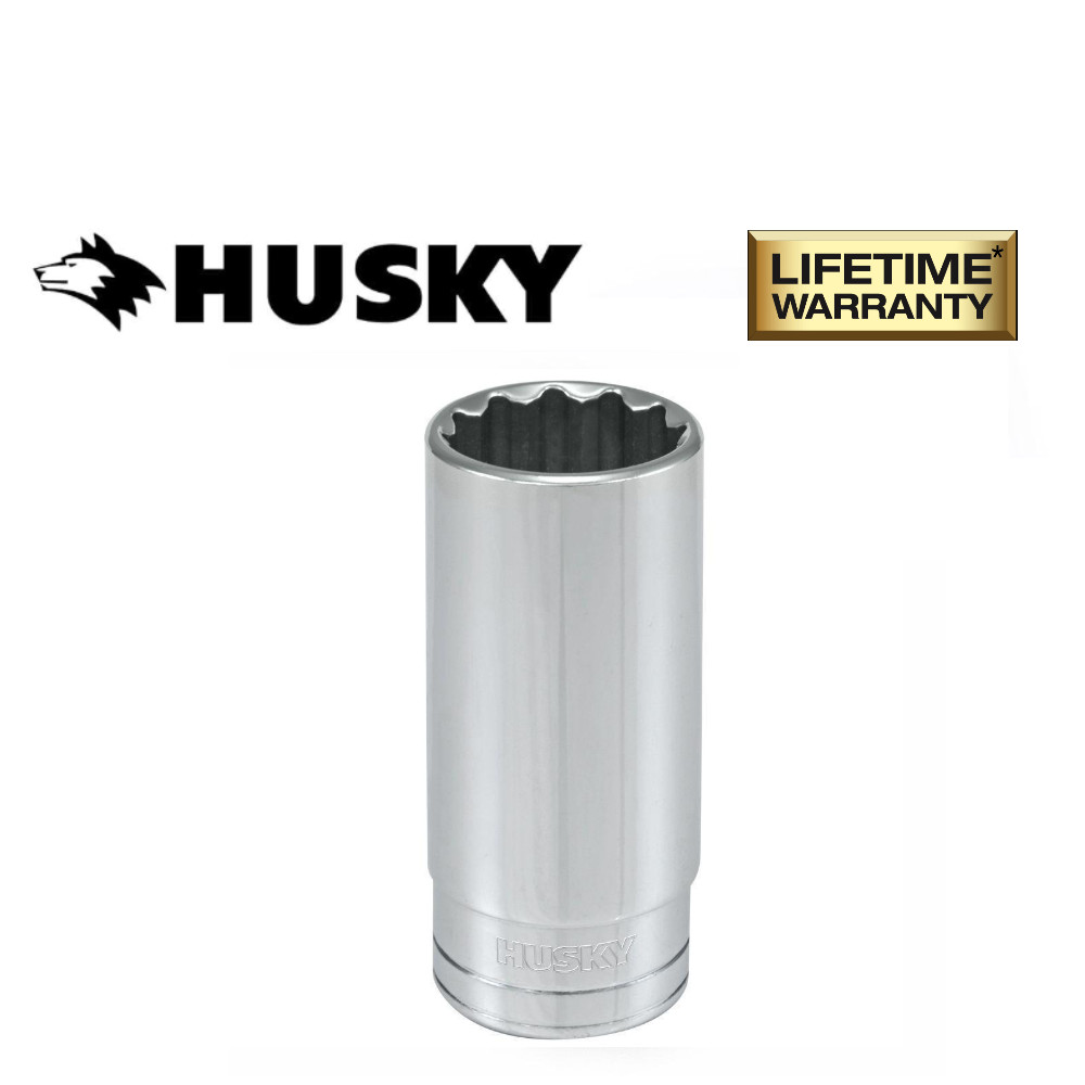 New Husky Socket 1/4″, 3/8″ or 1/2″ Drive 6/12 Pt Shallow / Deep SAE mm Any Size