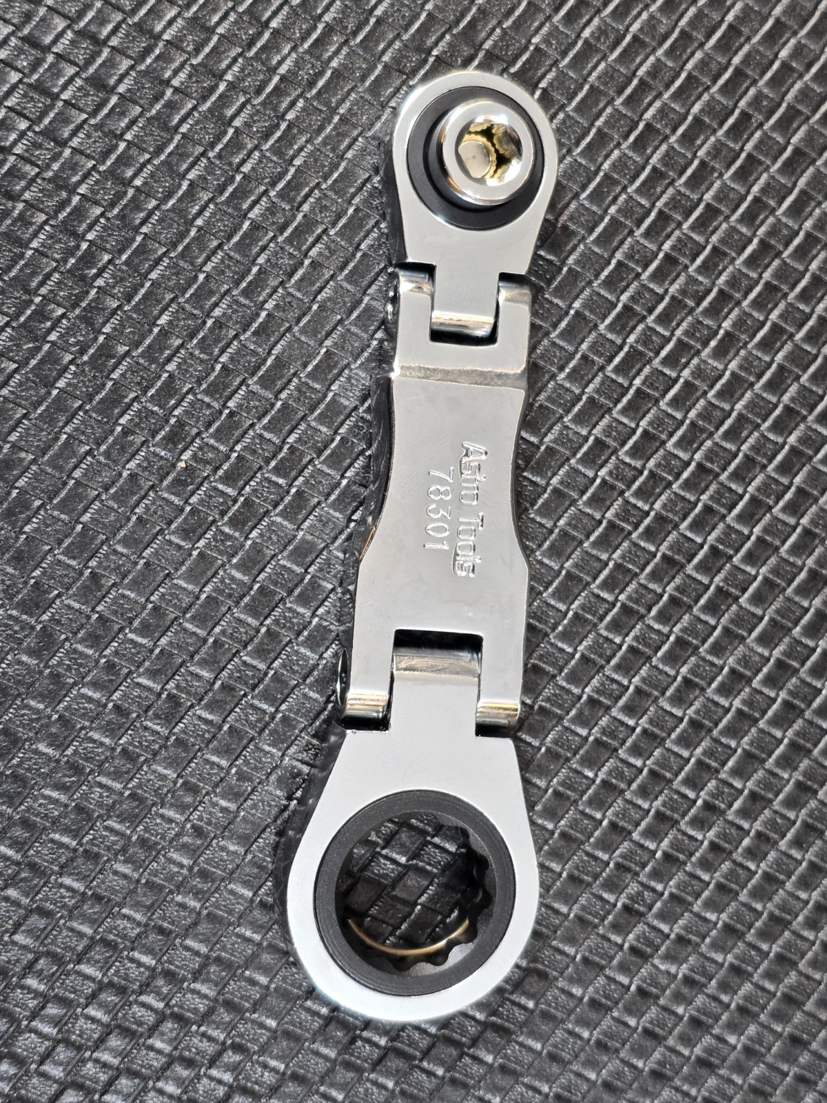 Astro Tools Stubby Nano Socket Double Flex Ratcheting Wrench 11mm 17mm hex 78301