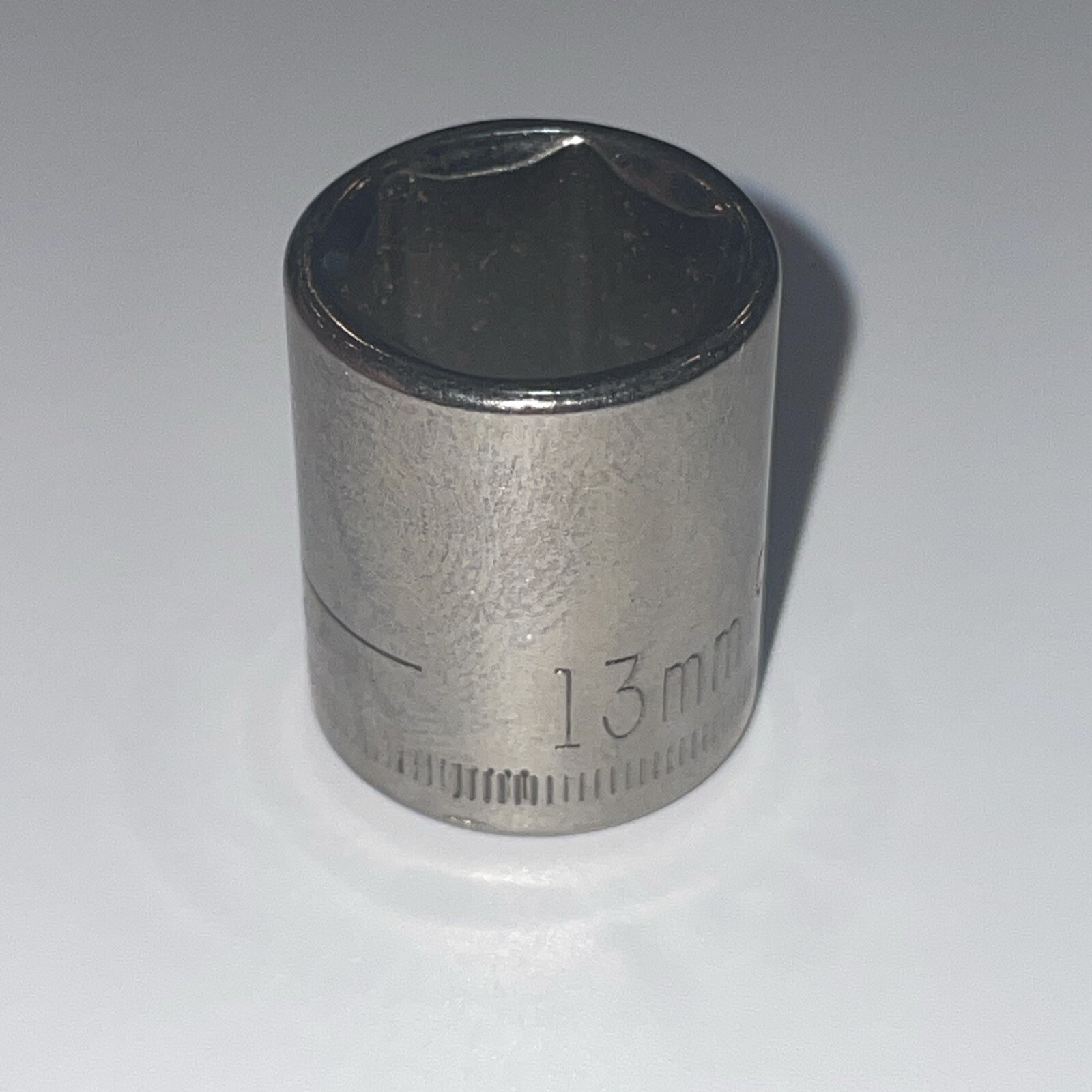 Vintage Craftsman USA 13mm 6 Point 1/4″ Drive Shallow Socket 43514, INV G Series