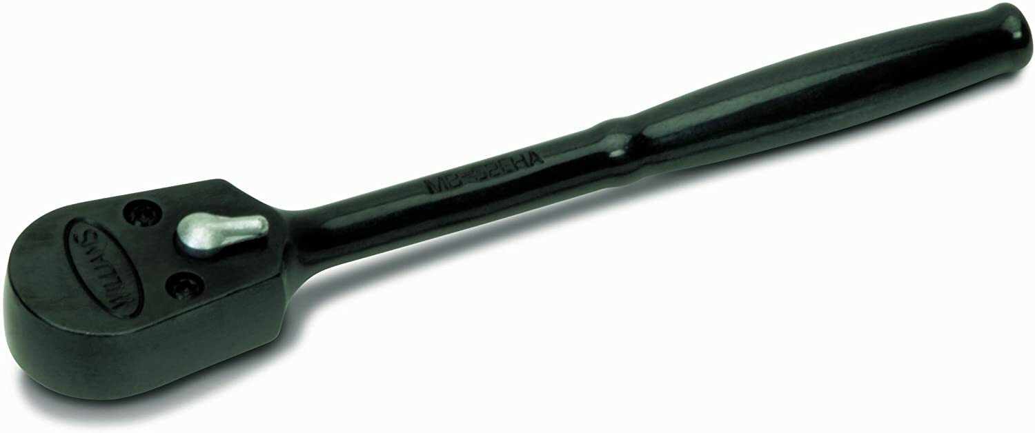 1/4″ Drive Enclosed Head Ratchet, Black Industrial Finish, Williams MB-52EHA