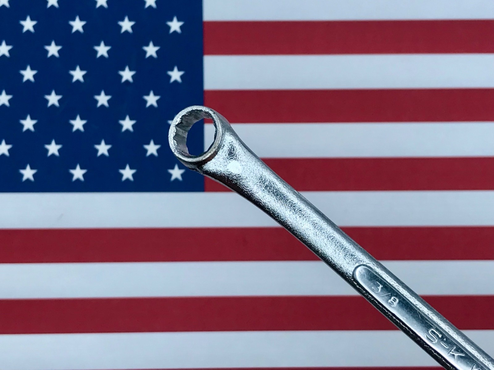 Vintage S-K Wayne SAE 5-Piece Offset Box Wrench 3/8”-7/8” Set, USA 🇺🇸