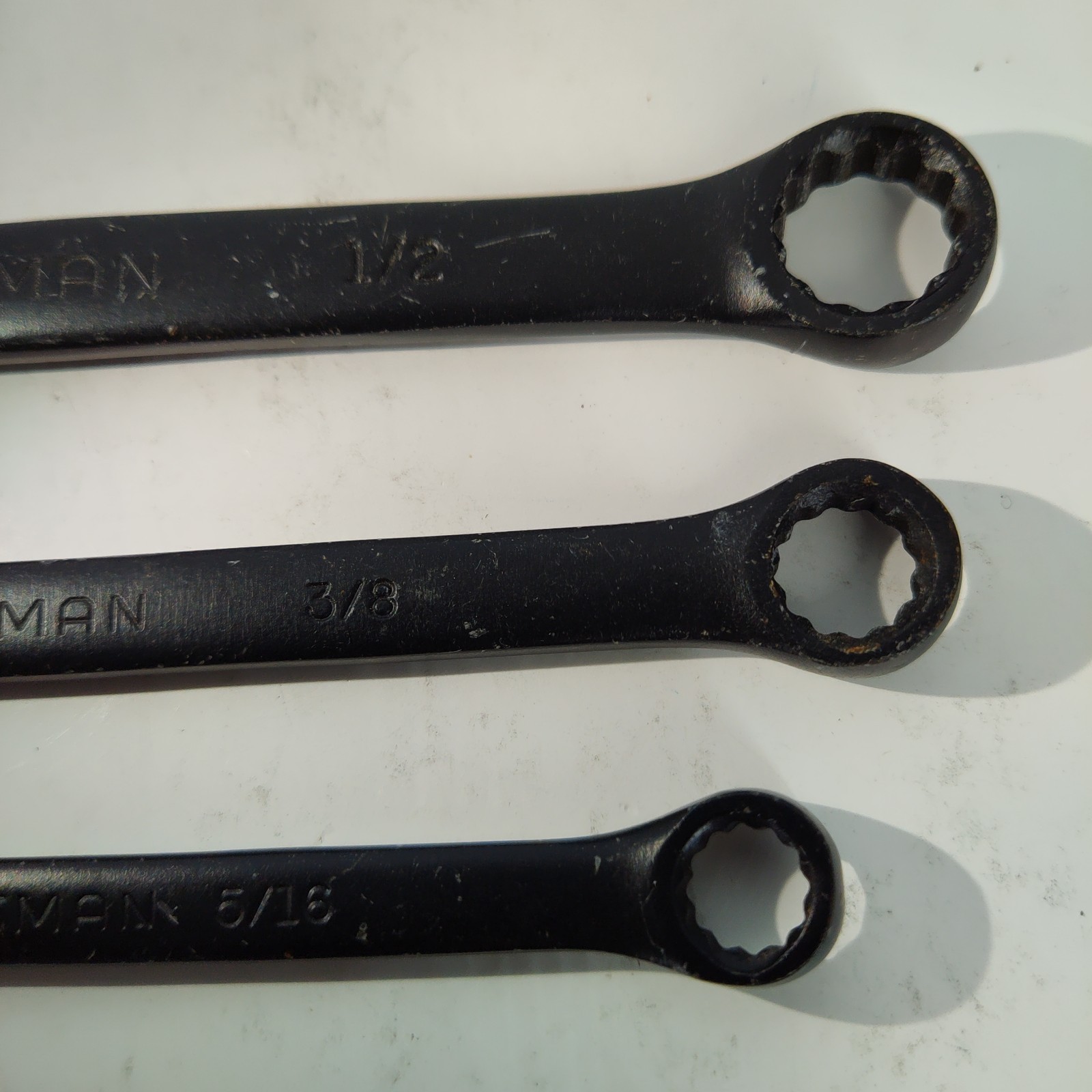 3X Craftsman Black Oxide Combination SAE Speed Wrench Set D-AD Open Box