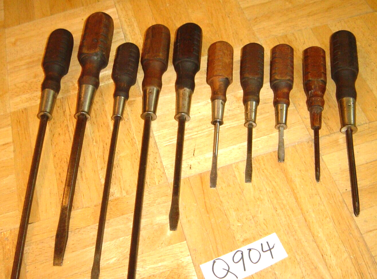 MAC TOOLS 10 PIECE WOODEN HANDLE MIXED SCREWDRIVER SET