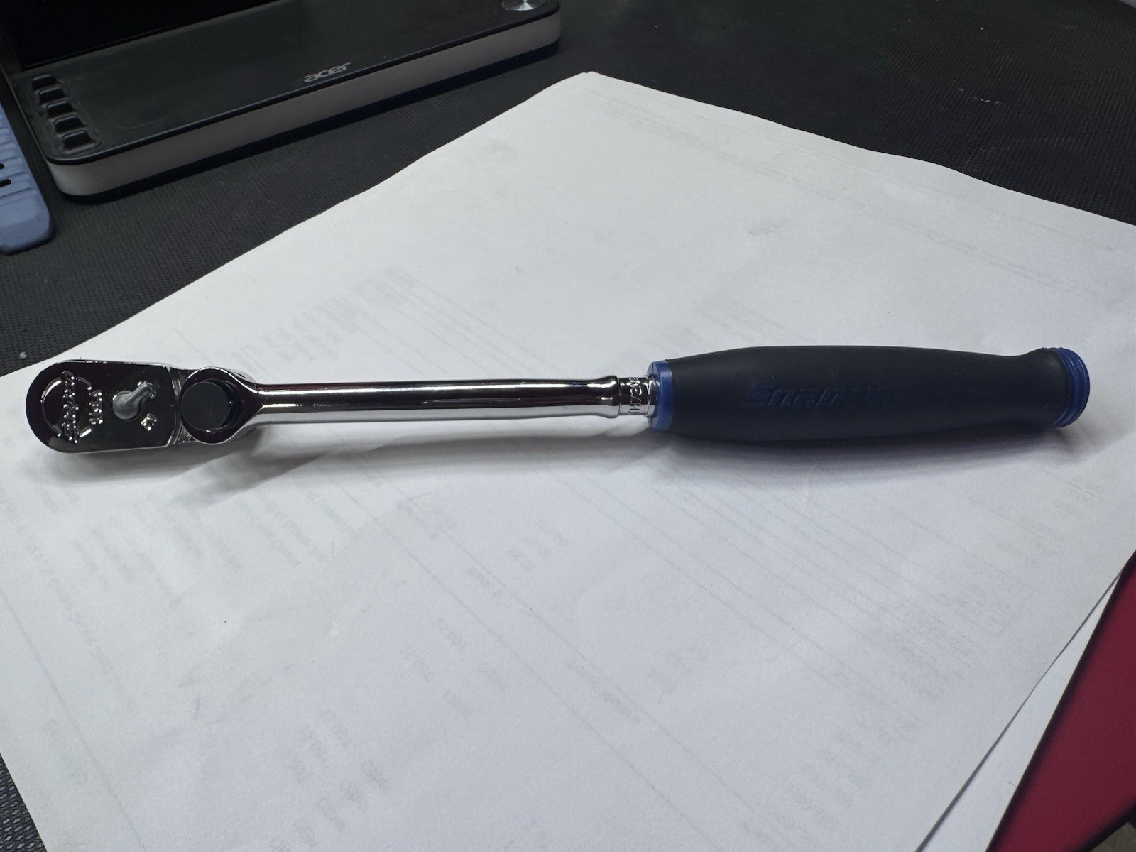 Snap-on Tools USA NEW POWER BLUE1/4″ Drive Multi-Position RatchetTH72MPMB
