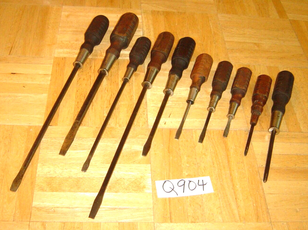 MAC TOOLS 10 PIECE WOODEN HANDLE MIXED SCREWDRIVER SET