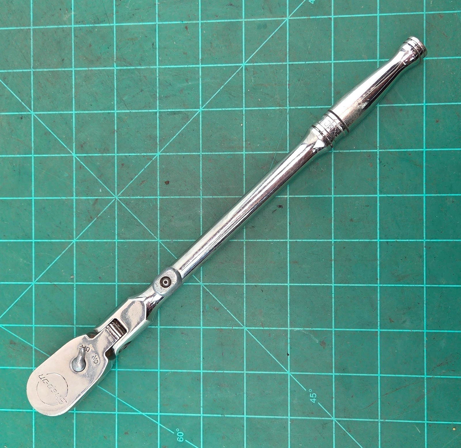 Snap On Tools 3/8″ Drive FX80 Long Locking Flex Head Dual 80 Sealed Ratchet