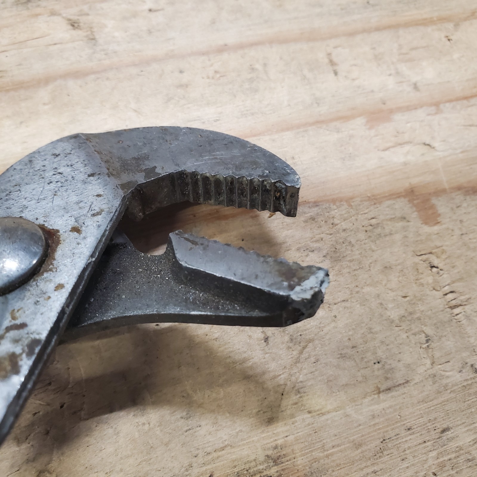Blue Point Tools CHN 420 10” Slip Joint Pliers Red Handle USA Vintage