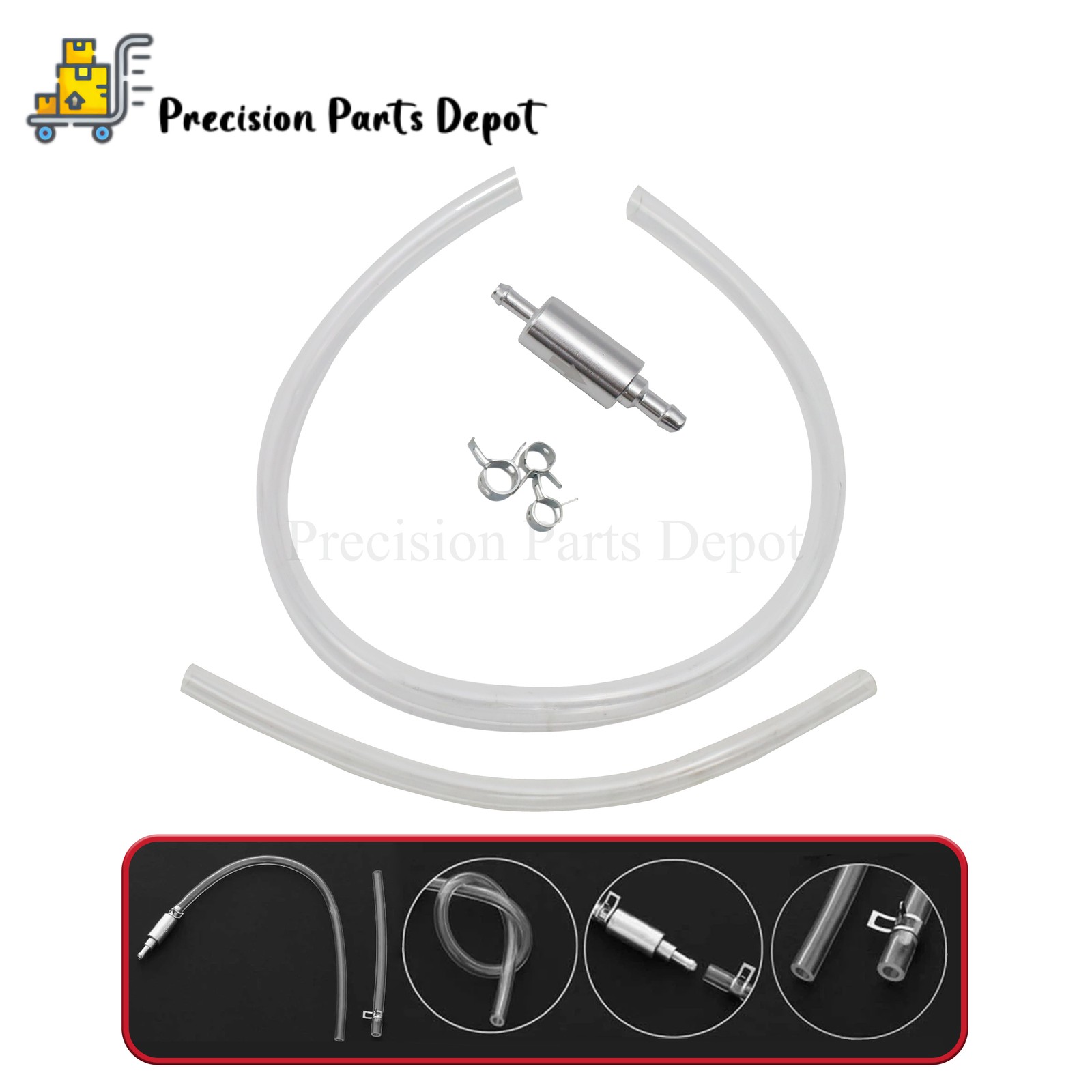 Bleeding Tool Kit Clutch Brake Bleeder Hose One Way Valve Tube Motorcycle Car