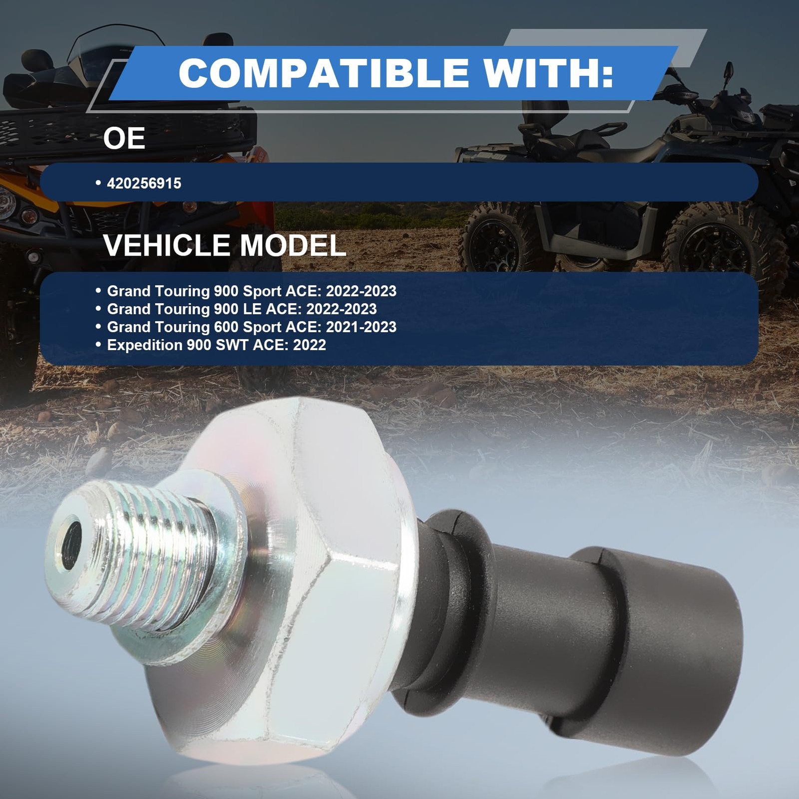 Oil Pressure Switch Compatible with CanAm Outlander Max Maverick X3 BRP