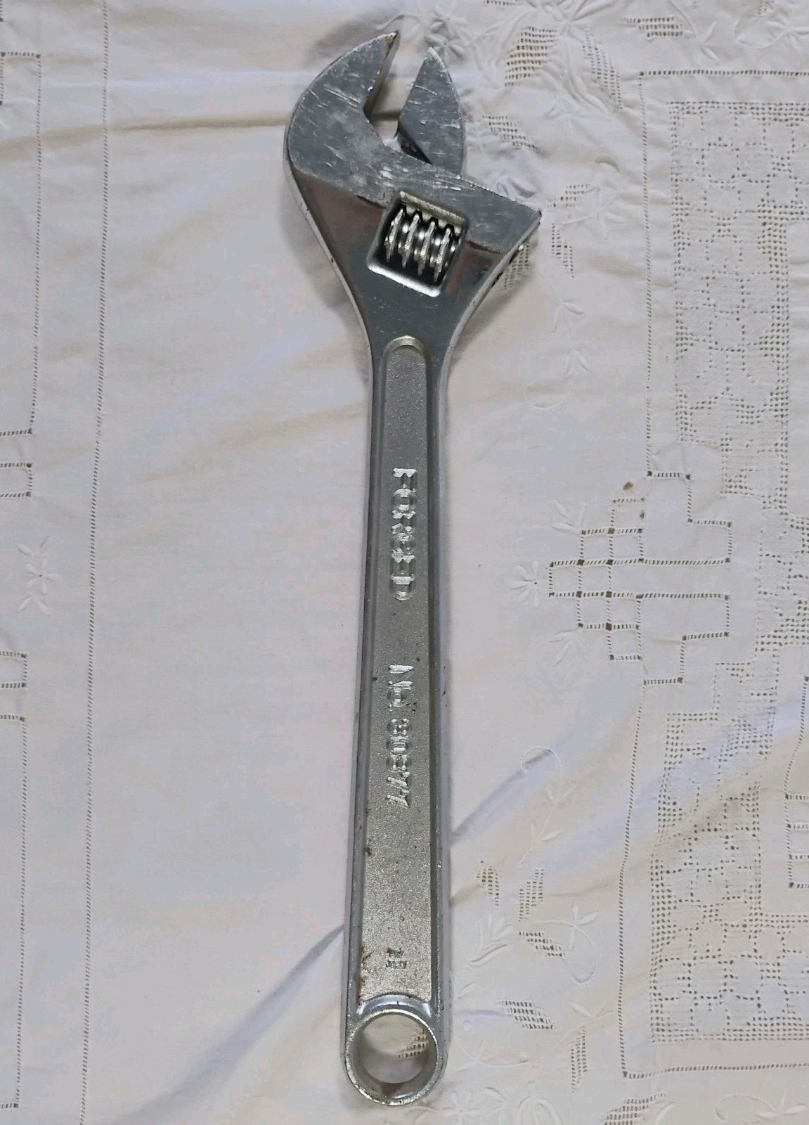 Sears 30877 15″ Inch Big Adjustable Crescent Wrench Chrome Alloy Made In Japan