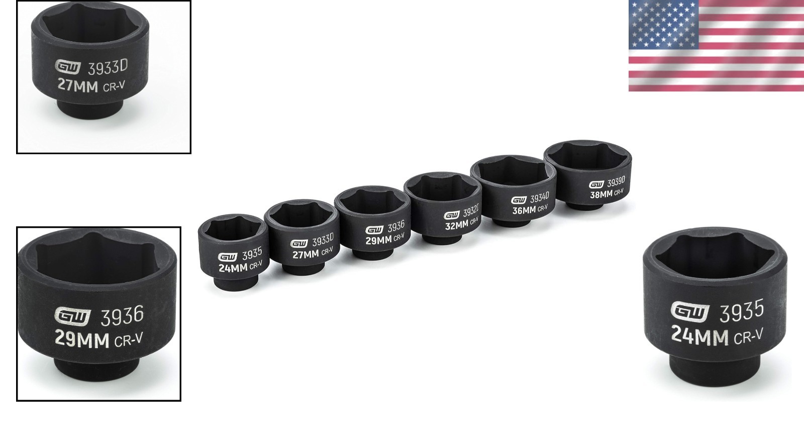 Durable Oil Canister Socket Set – 6 Sizes Included