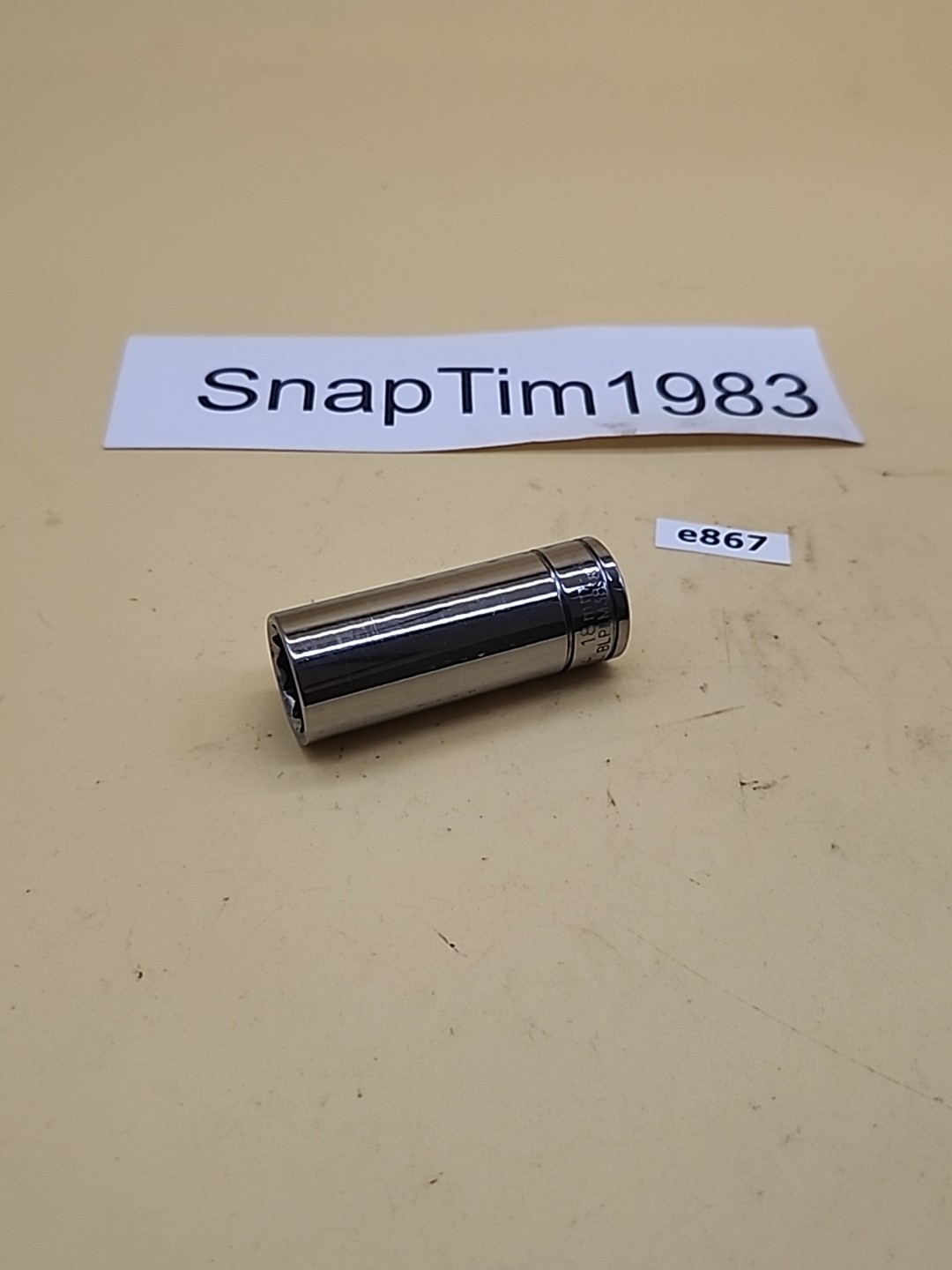 Blue Point Tools BLPLM3818 18mm Metric Deep Socket 3/8″ Dr 12 Pt USA