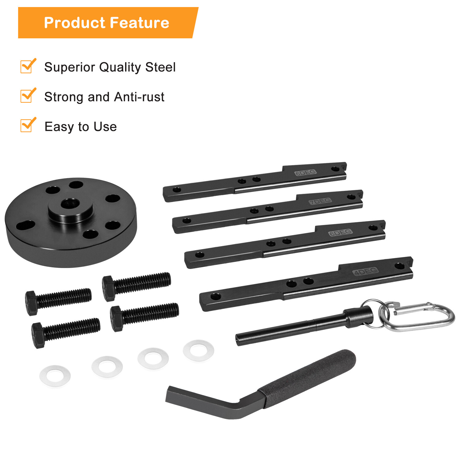 3163021 3163069 3163530 Cummins ISX QSX Timing Injector Cam Gear Puller Tool Kit