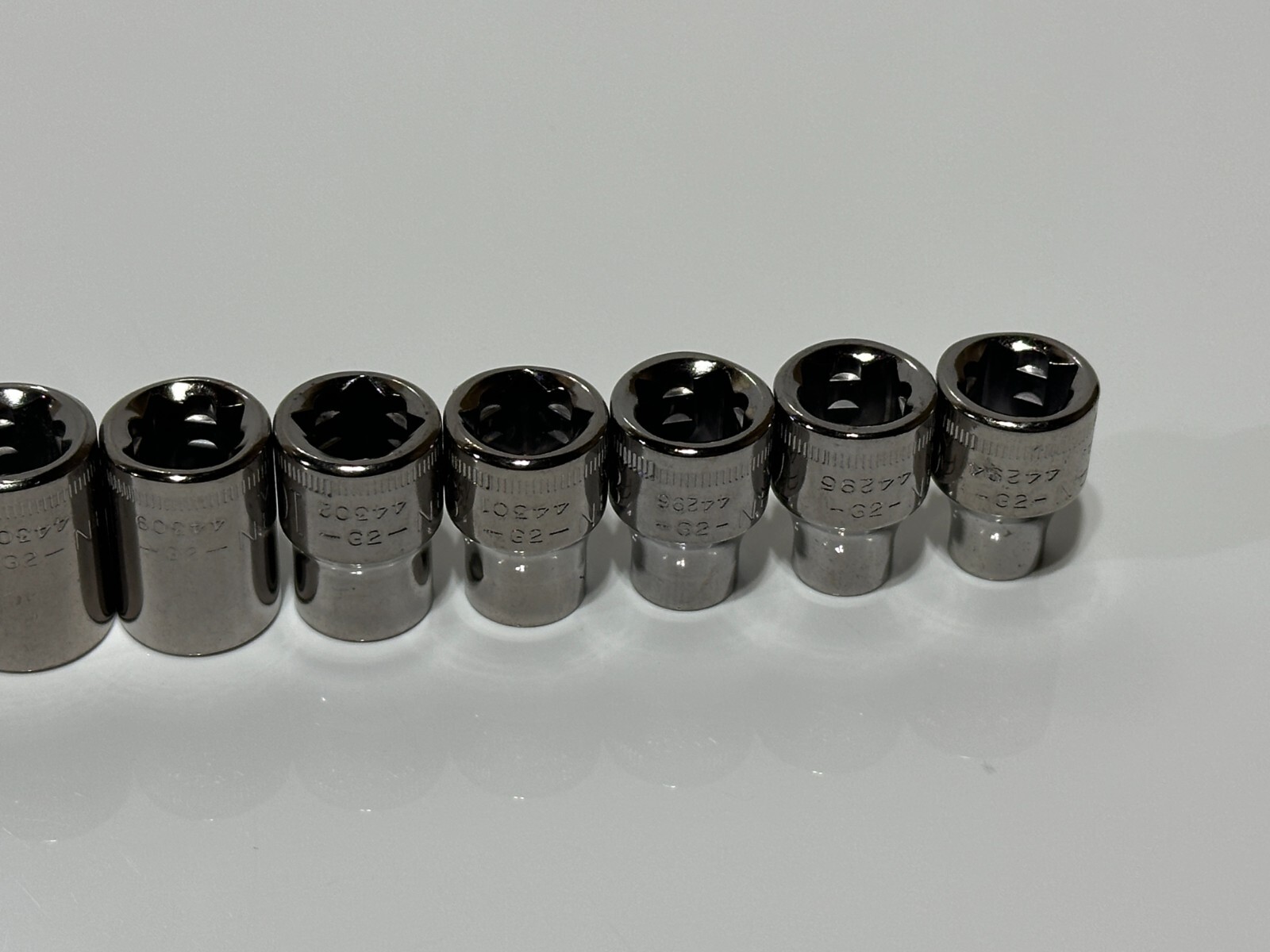 NOS Craftsman USA 15pc Metric 6mm to 21mm Shallow Socket Set – 3/8″ Drive, 12 PT