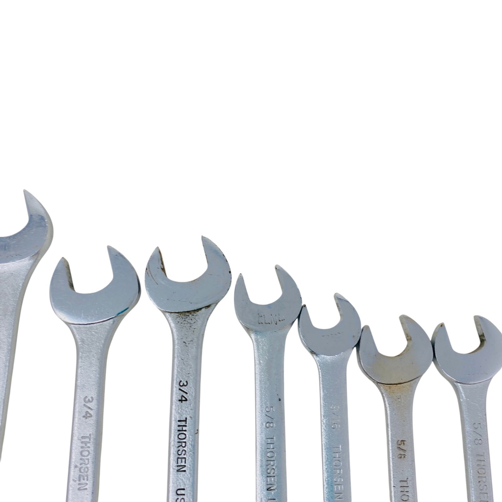Thorsen USA Combination Wrench Lot SAE Mechanics Hand Tools Set, 10 Pcs