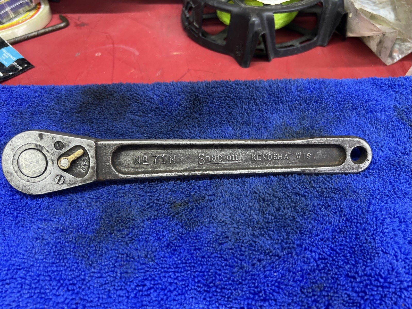SNAP-ON RARE US GOV’T 1945 G RATCHET NO. 71 N 1/2″ DRIVE SNAP ON