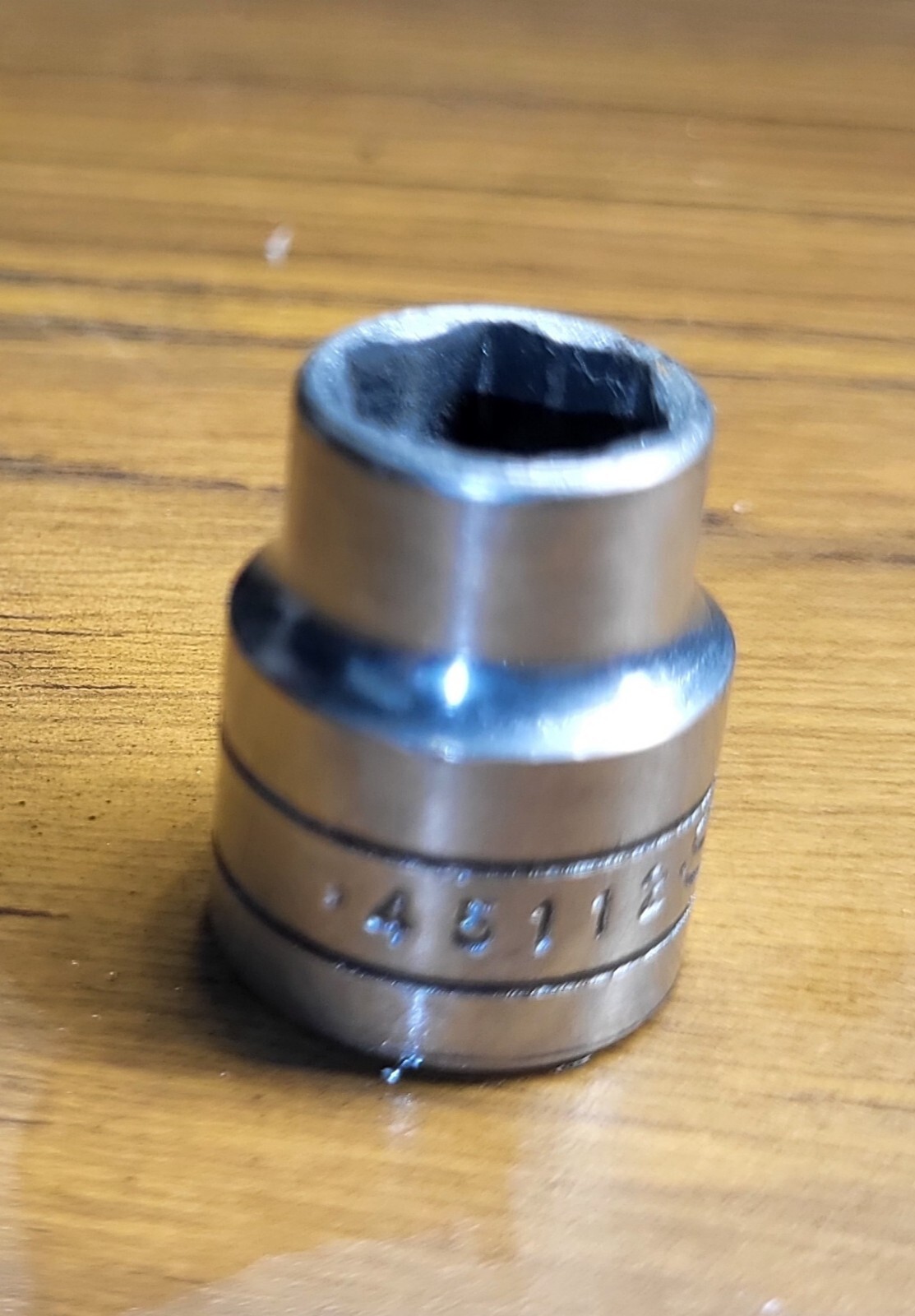 SK Hand Tools 45112 3/8″ Dr. 3/8″ 6pt Standard Fractional Chrome Socket