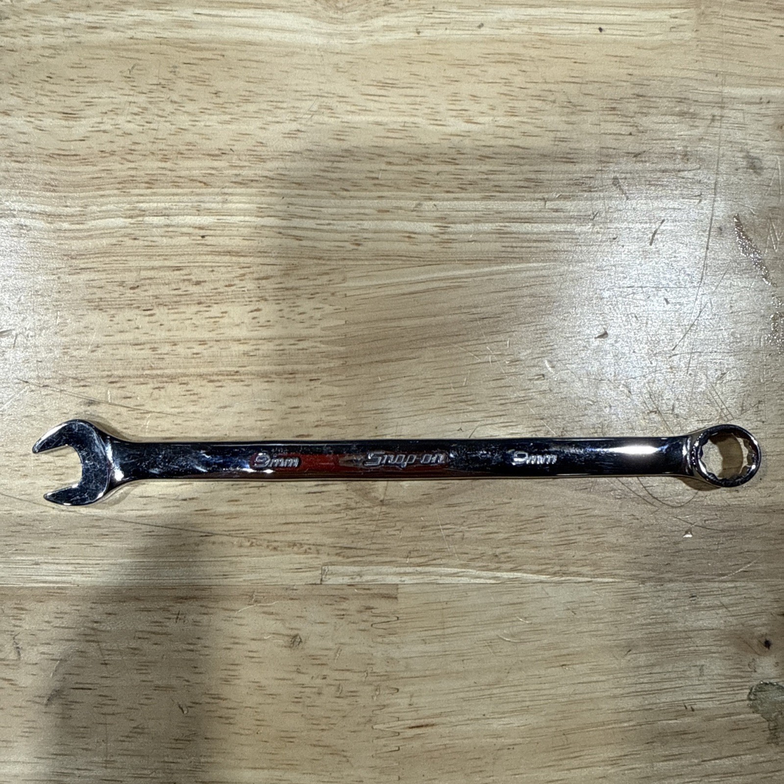 Snap-on Tools USA NEW 9mm Metric 12pt Flank Drive Combination Wrench OEXM90B