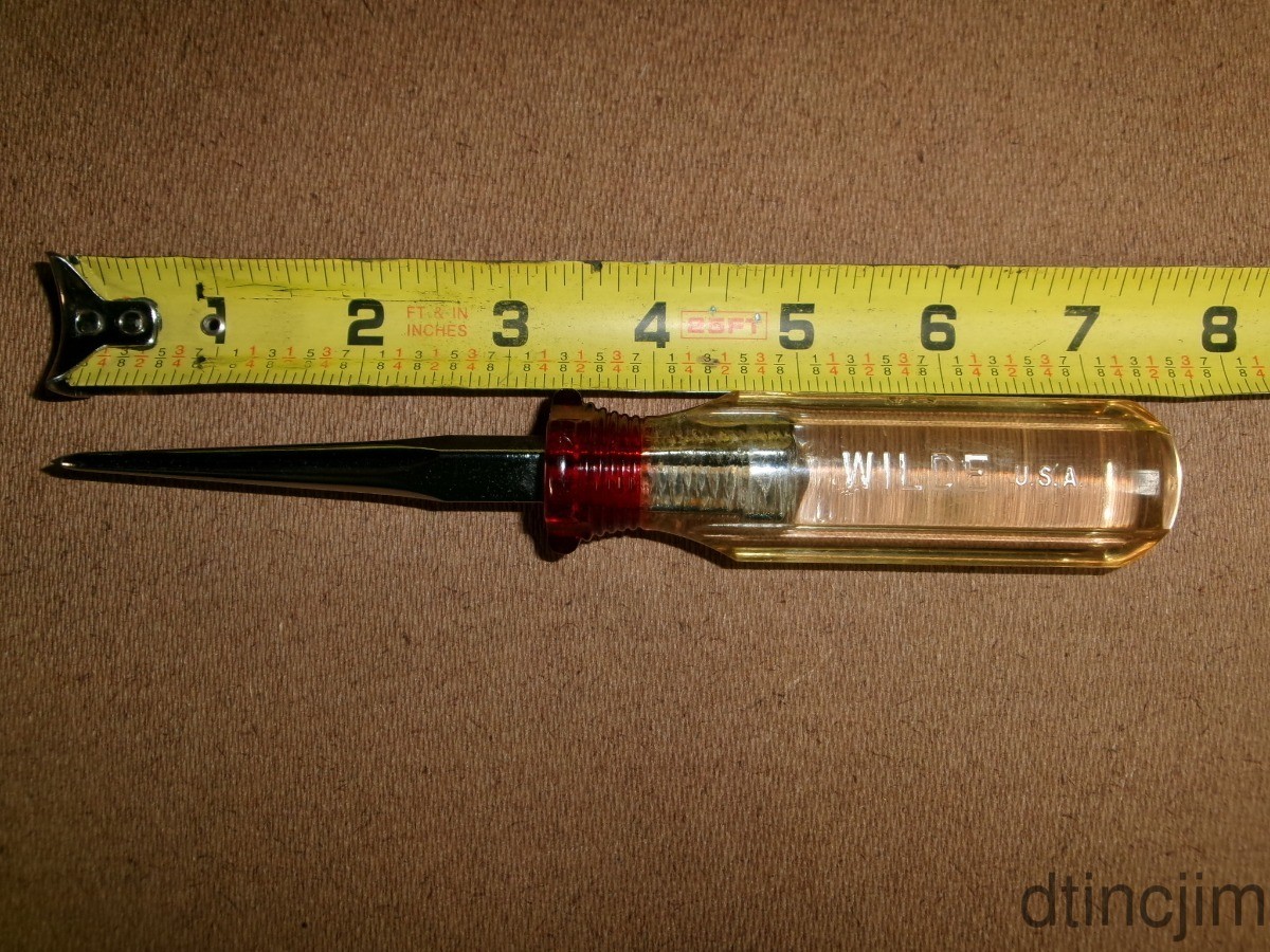 Wilde 442 Awl 3/8in. square shank 3-1/2in. long, O.A.L. 7-1/2in.