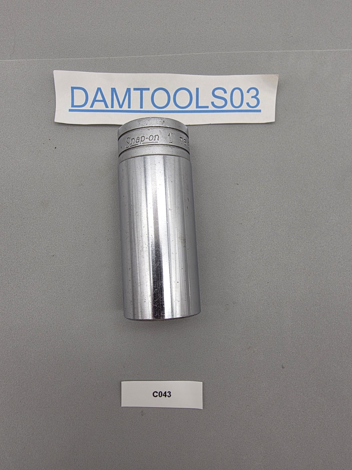 Snap On Tools TS321 1” Deep 1/2” Drive Socket 6 Point Chrome USA