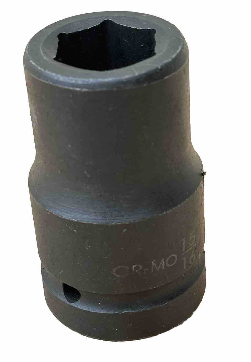 1″ DR. 15/16” SAE Deep Air Impact Socket 6-point Cr-MO Heavy Duty