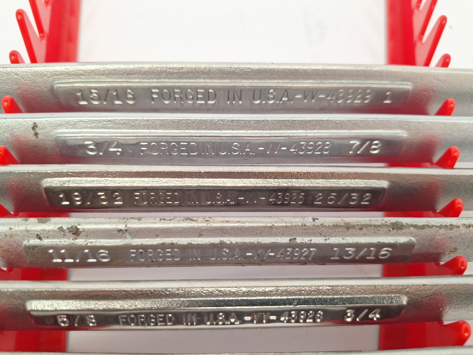 SEARS CRAFTSMAN USA VV 9PC SAE DOUBLE BOX END WRENCH SET 3/8″ to 1″*READ* (C1)