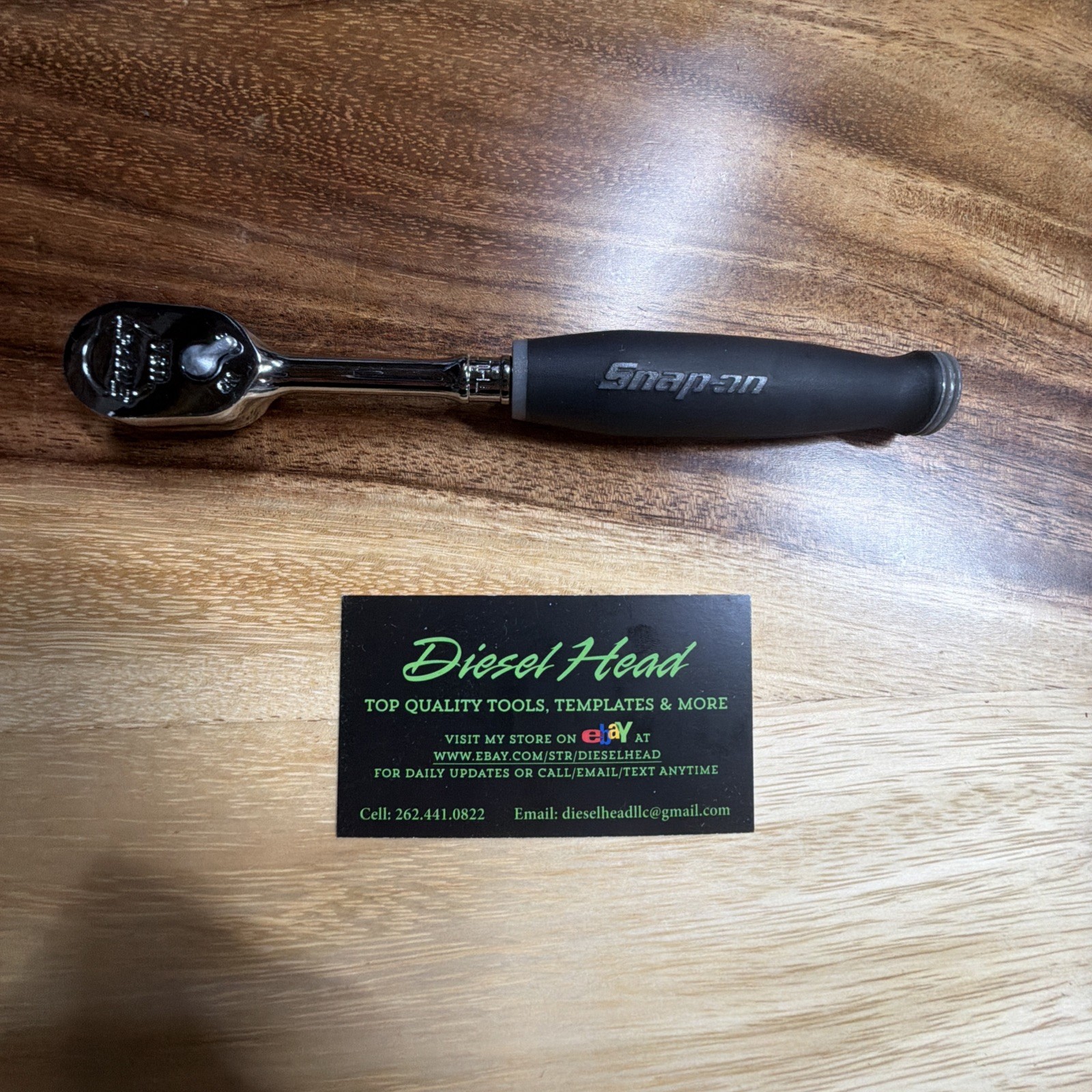New Snap On THL72 1/4″ DARK TITANIUM Soft Handle Ratchet – Free Shipping