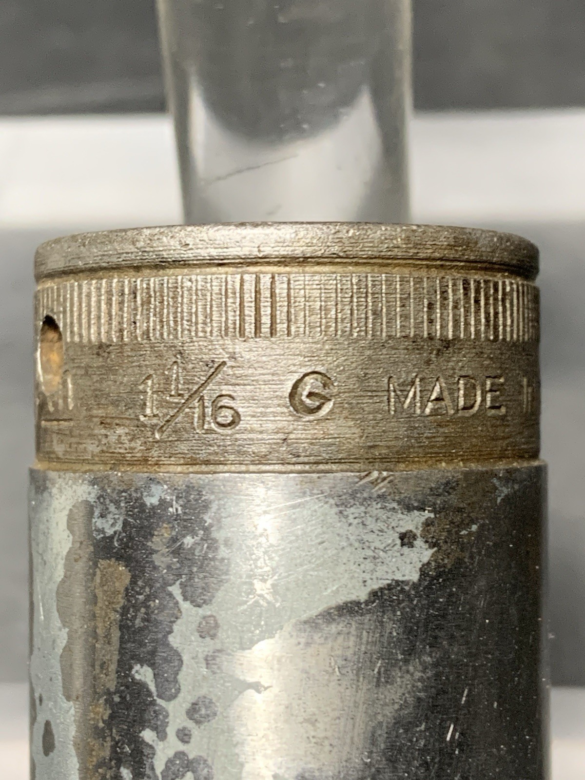 1945 Snap-On Tool S-340 1/2 «G» Government 1 & 1/16” Socket -1/2” Drive 12 Pt.