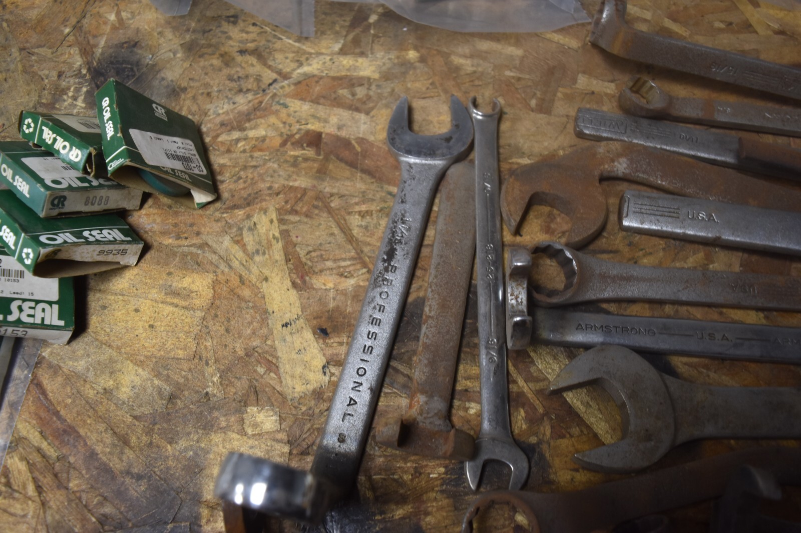 LOT OF 23 CUSTOM BENT PUMP WRENCHES FOR INDUSRIAL PUMPS FREE SHIPPING