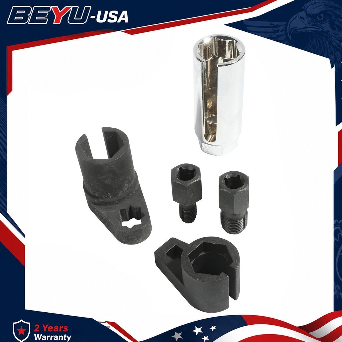 5PCS New Oxygen Sensor Socket Vacuum Remover Installer Thread Hand Tool Kit