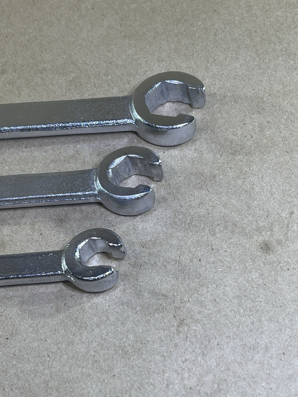 Cal-Van Flare Nut/Line Wrench Set USA 3/8×7/16, 1/2×9/16, 5/8×11/16 #681 682 683