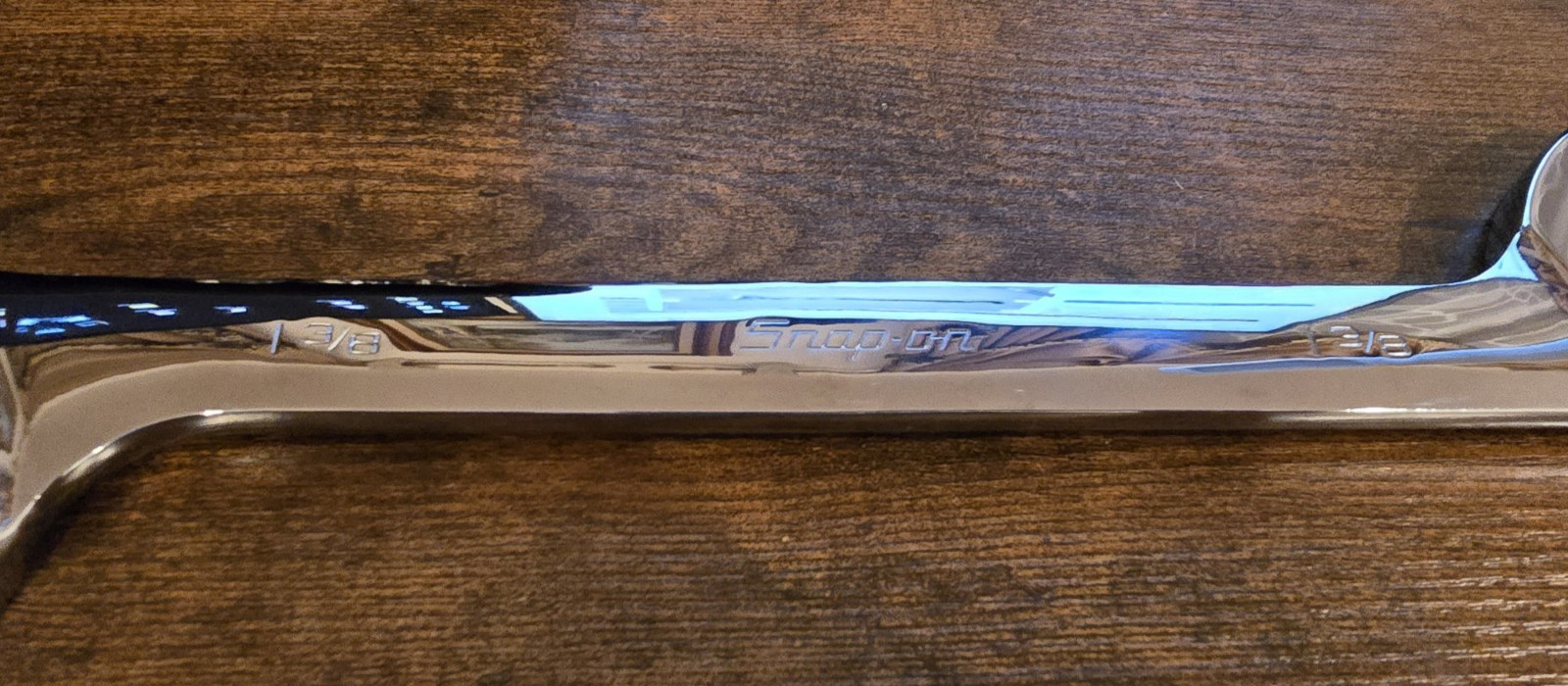 Snap-on ™ Tools USA 1-3/8″ New SAE Four-Way Angle Head Open-End Chrome Wrench