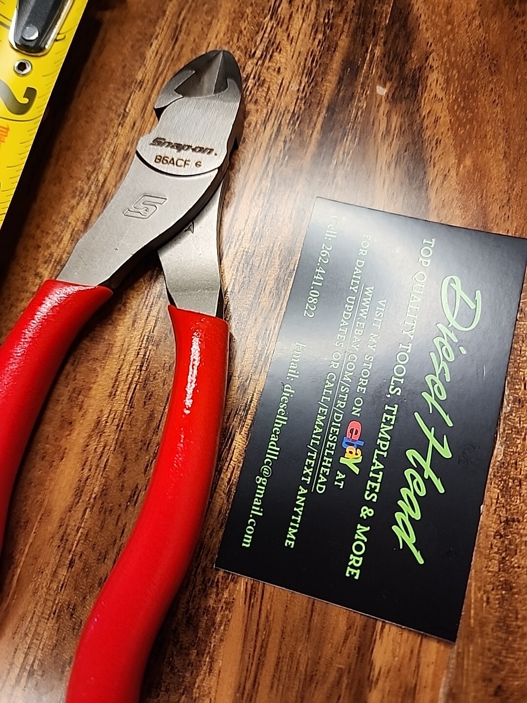 *NEW* Snap On 86ACF RED 6″ VectorEdge Diagonal Cutter FREE SHIPPING