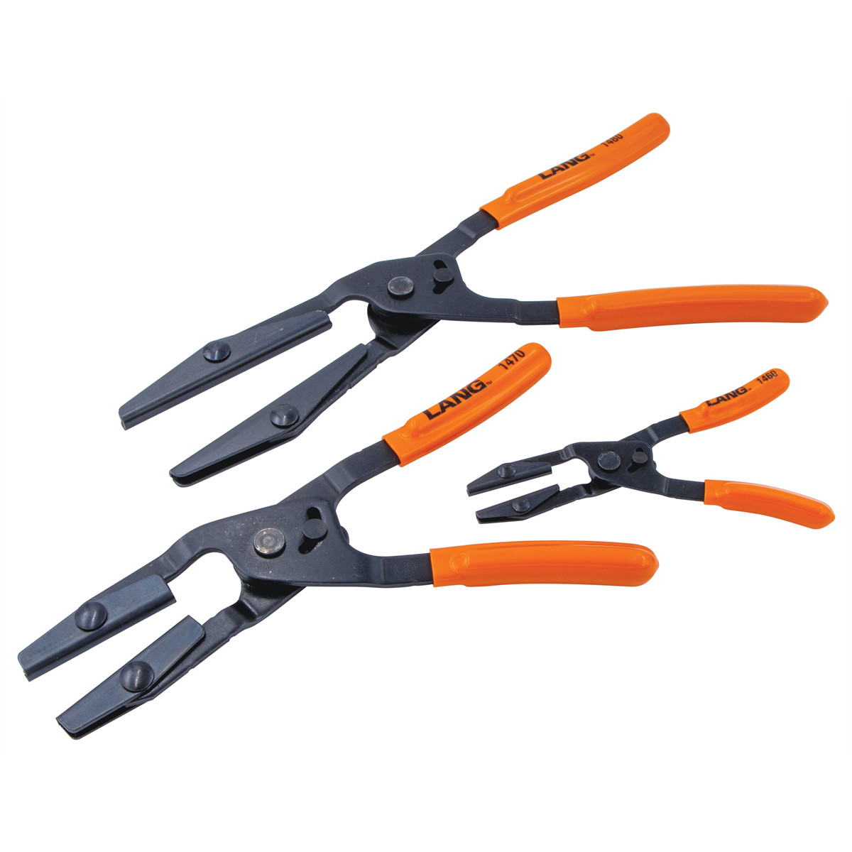 Lang Tools 1500 Three Piece Pliers Set Small Medium Large Made In USA