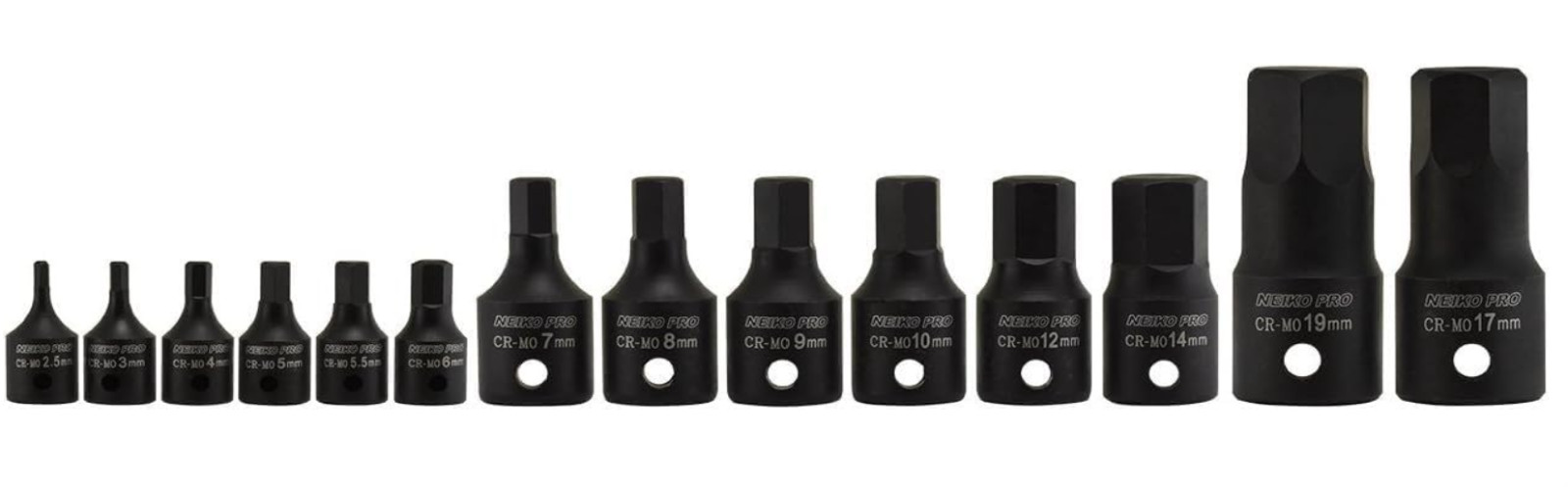 01141B Allen-Bit Socket Set, Metric Socket Set