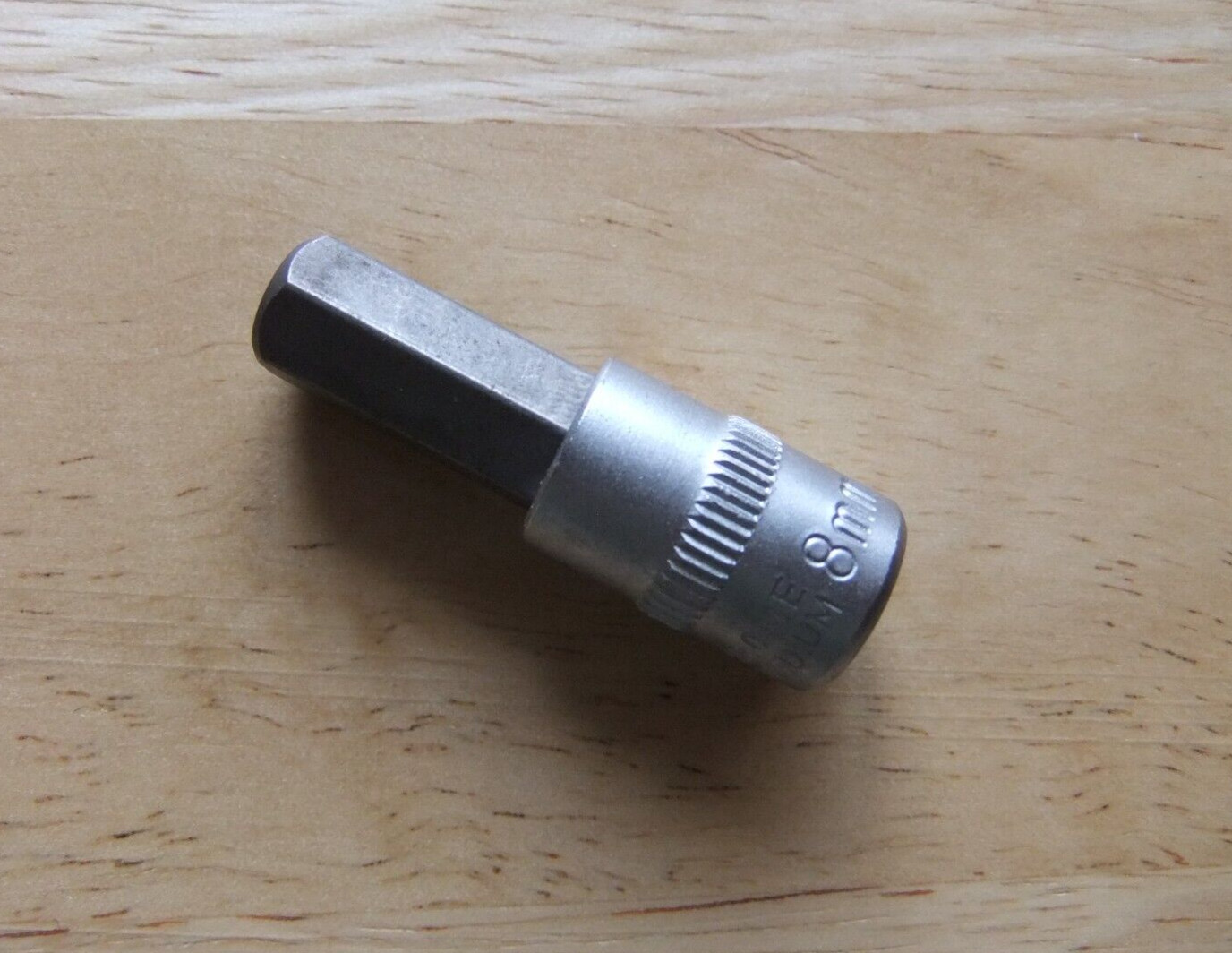 Welzh Werkzeug 1/4 Drive Chrome Vanadium Socket 8mm Hex S2 Steel Bit – 35mm Long