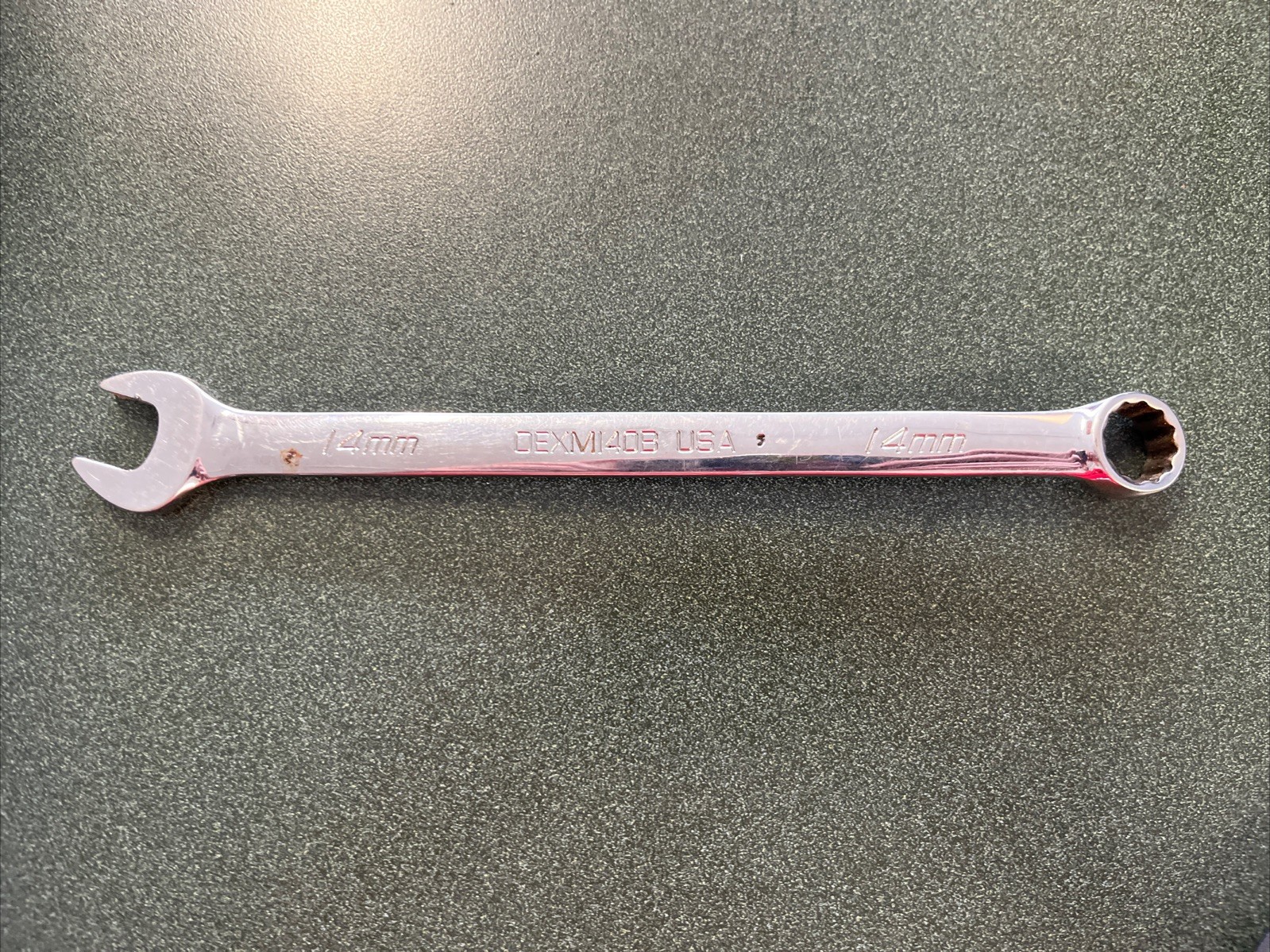 Snap On 14mm Standard Length 12pt Combination Wrench OEXM140B