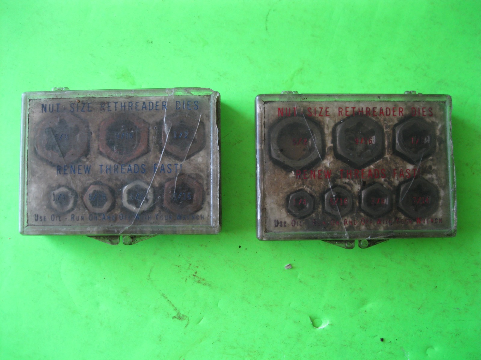2 Boxes Cal-Van Hex Re-threader Dies NC & NF