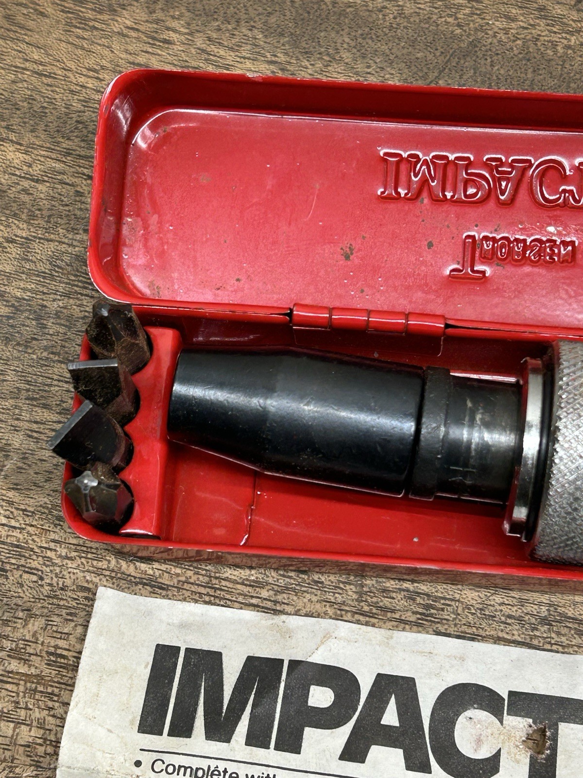 Thorsen Allied Tools Impact Driver ~NOS 3/8″ drive w/ original Direction sheet