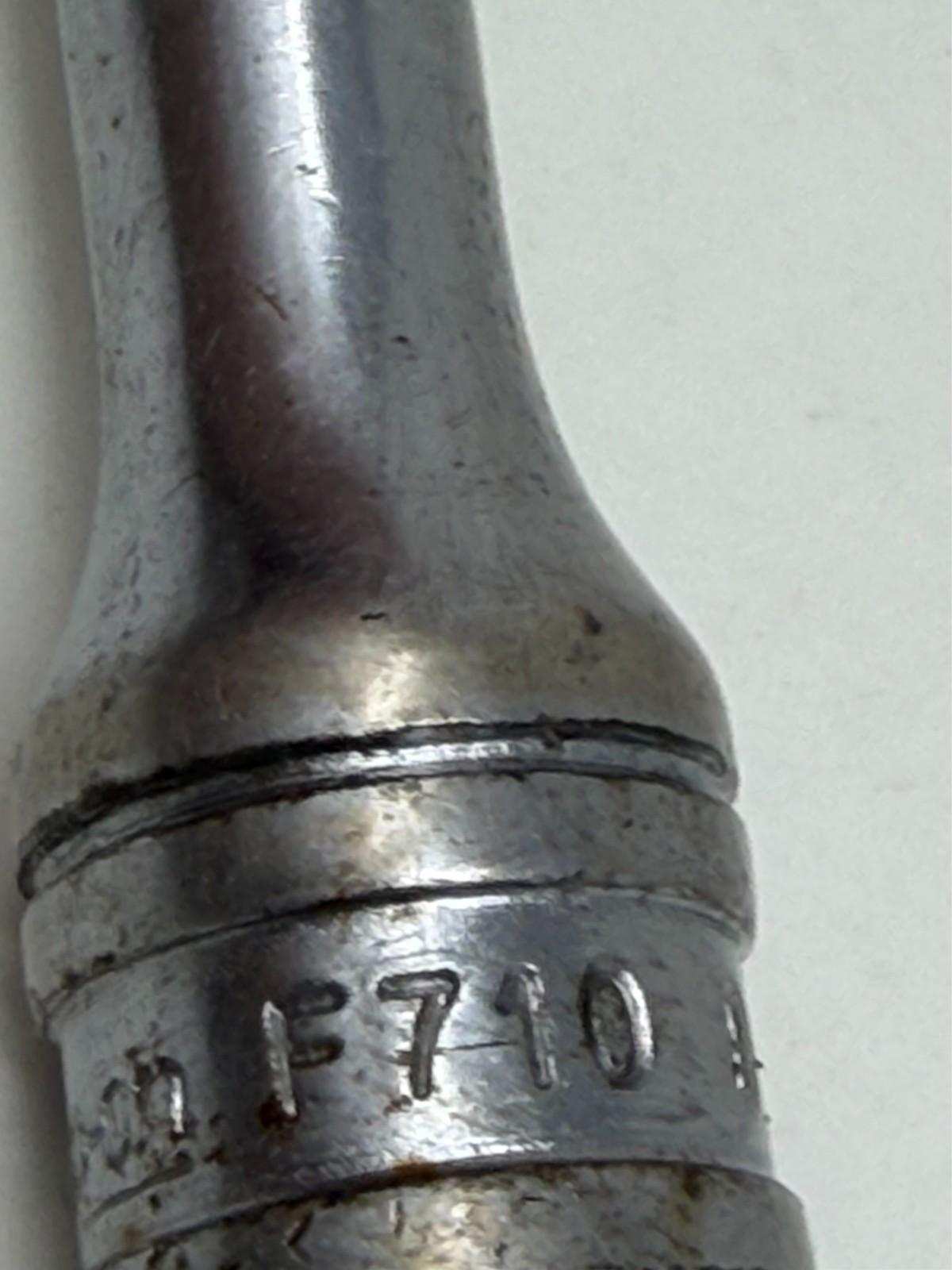 Snap On Vintage Ratchet 3/8″ Drive 7.5″ Long F-710-D Made In USA Snap-On F710
